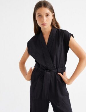 thinking mu Malawi Jumpsuit Black