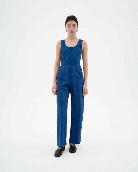 thinking mu Seersucker Jumpsuit Modell: Rafelesia thinking mu Seersucker Jumpsuit Modell: Rafelesia