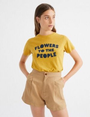 thinking mu Shorts – Hemp Narciso – aus Tencel, Bio-Baumwolle& Hanf