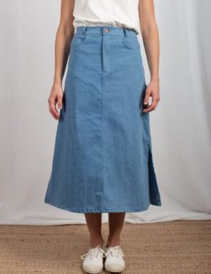 TORLAND Nachhaltiger Rock im Denimstyle aus Biobaumwolle DANIJA