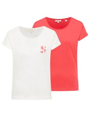 TRANQUILLO 2er-Set Jerseyshirt Theaa aus Bio-Baumwolle