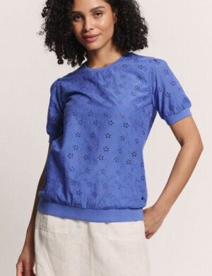 TRANQUILLO Bluse Leeaa in Lace Optik aus Baumwolle (1180004)