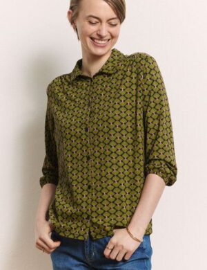 TRANQUILLO Jerseybluse Kaaty aus EcoVero Viskose (1080001)