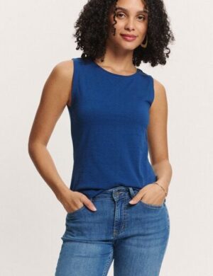 TRANQUILLO Jerseytop Junaa Slub Jersey mit Rücken-Schlitz (1020001)