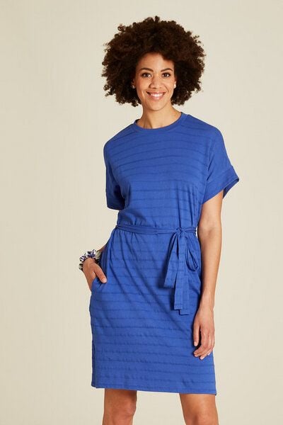 TRANQUILLO Minikleid aus Ajour-Jersey (S25E160) TRANQUILLO Minikleid aus Ajour-Jersey (S25E160)