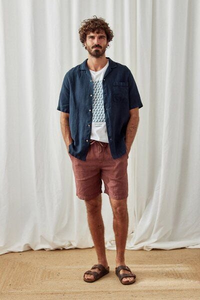 TWOTHIRDS Männerhose Vegan Bagaat aus 100% Leinen und Bio Baumwolle TWOTHIRDS Männerhose Vegan Bagaat aus 100% Leinen und Bio Baumwolle