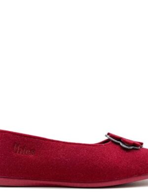 Veganer Hausschuh Ballerina thies ® PET aus recycelten Flaschen, fair produziert