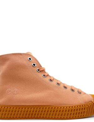 Veganer Sneaker nat-2 Mono aus zert. Biobaumwolle, Bambus, Kork, Zuckerrohr und rec. Gummi