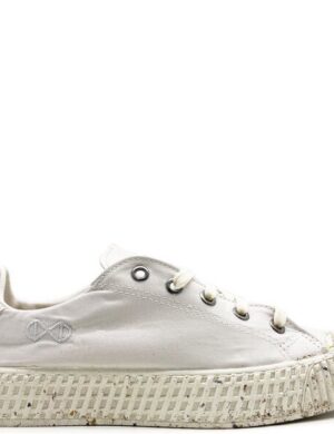 Veganer Sneaker nat-2 Mono ETA Low waterproof MEN aus Biobaumwolle