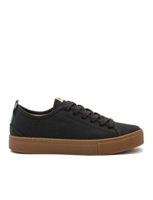 Vesica Piscis Footwear NIKOLA BLACK OF RECYCLED COTTON