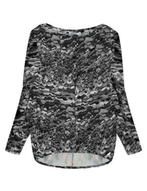 WiDDA berlin Gemustertes Oversize Longsleeve SLABBY aus ECOVERO