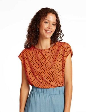 WiDDA berlin Gepunktetes Shirt WILMA aus zertifizierter Baumwolle (Bio)