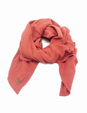 WiDDA berlin Großes Musselin Tuch in vielen Farbvarianten aus Baumwolle (Bio-Qualität)