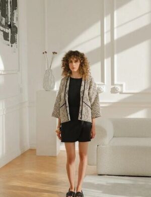 WiDDA berlin Jacke HOELUN in Schwarz/Natur