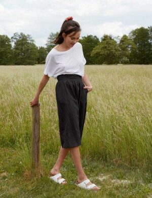 WiDDA berlin Leinenrock ZIP