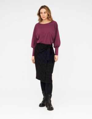 WiDDA berlin Longsleeve AVA Beere aus Bio-Baumwolle