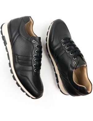 Will's Vegan Shop Milan Trainers Schwarz Herren