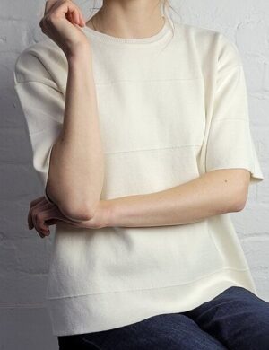 Wunderwerk Crewknit punto milano stripe 1/2