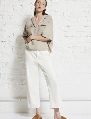 Wunderwerk Damen Bluse aus Tencel Utility revers blouse TENCEL