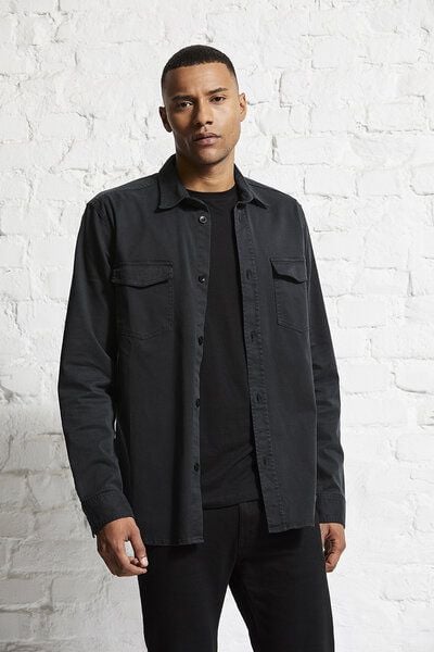 Wunderwerk Herren Shirt Jacke aus Bio-Baumwolle Utility shirt jacket male Wunderwerk Herren Shirt Jacke aus Bio-Baumwolle Utility shirt jacket male