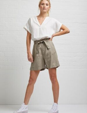 Wunderwerk Linen TENCEL paperbag short