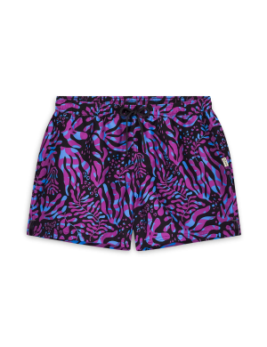 Badeshorts Leafs Schwarz