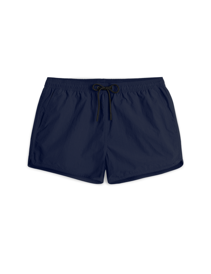 Badeshorts Solid Blau