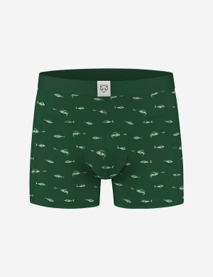Boxer Brief Fishing Pond Gr&uuml;n
