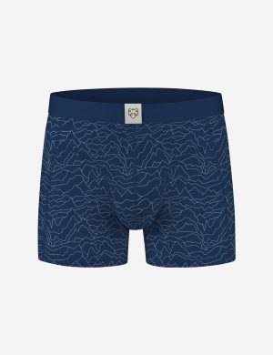 Boxer Brief Mountains Blau