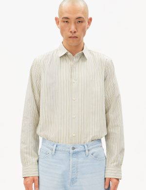 Hemd Stripe Long Gr&uuml;n
