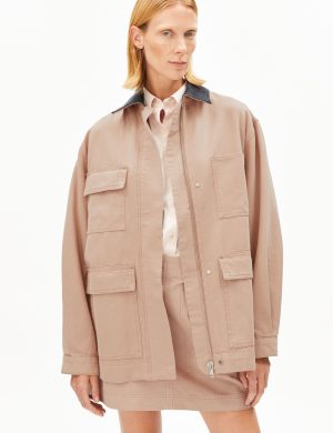 Jacke Workwear Canvas Beige