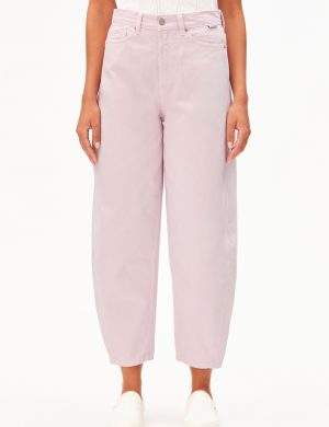 Jeans Barrel Leg Baarly Pink Mist