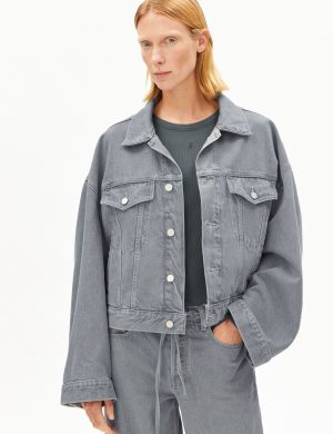 Jeansjacke Paasithe Tencel Grau