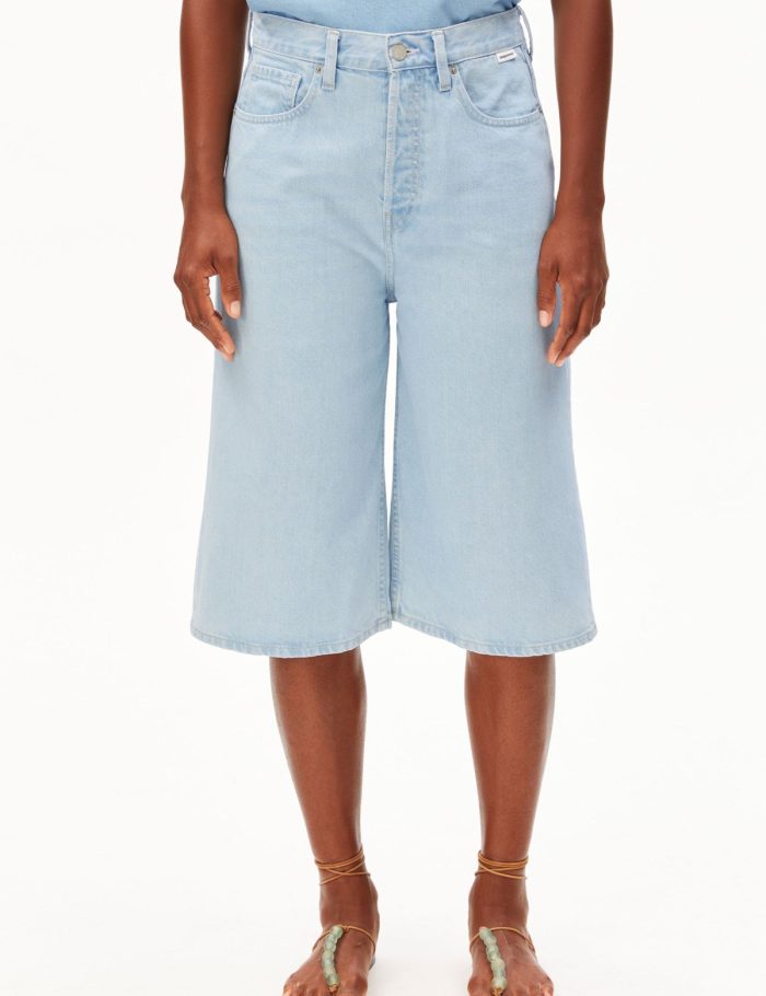 Jeansshorts City Blau