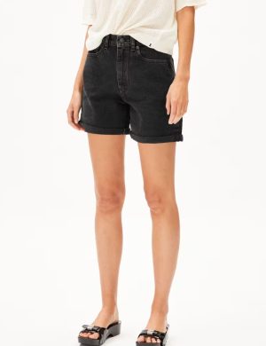 Jeansshorts Sheaari Ebony Black