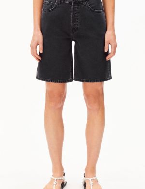 Jeansshorts Thalinaa Ebony Black