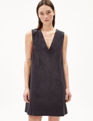 Kleid Pinaafo Cord Grau