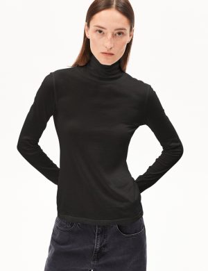 Longsleeve Grazilianaa Soft Schwarz