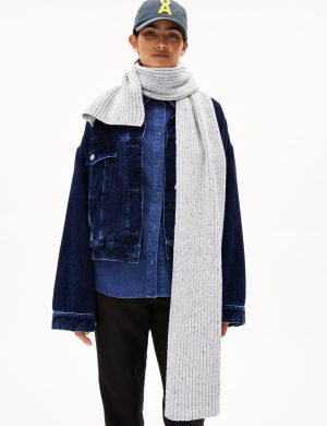 Schal Faarlo Tweed Grau