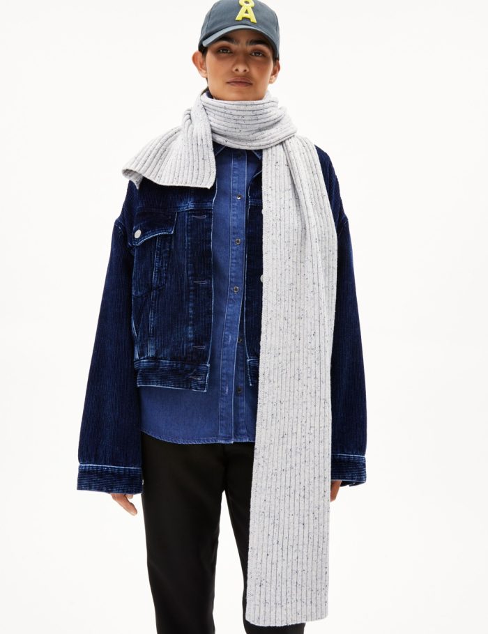 Schal Faarlo Tweed Grau