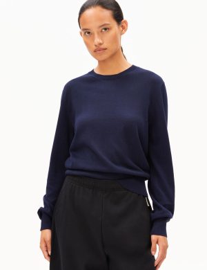 Strickpullover Fine Knit Blau