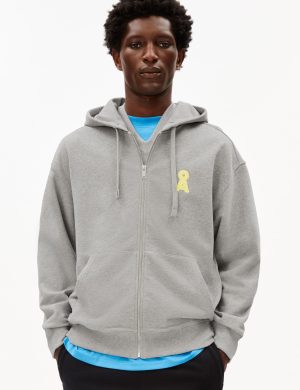 Sweatjacke Iconic &Aring; Saromiaan Grau