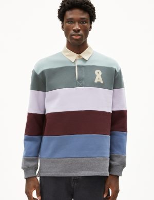 Sweatshirt Aadru LS Rugby Fleece Lila