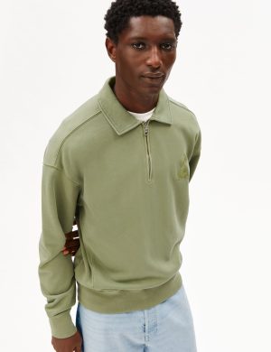 Sweatshirt Iconic &Aring; Zip Gr&uuml;n