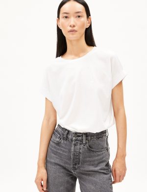T-Shirt Idaara Circular Wei&szlig;
