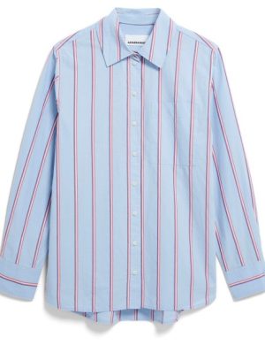 ARMEDANGELS - Women's Stripe Loose Shirt Blouse - Bluse