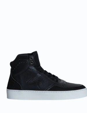 Ashoka Paris Mateo High-Top Sneaker Schwarz, biobasiert & recycelt