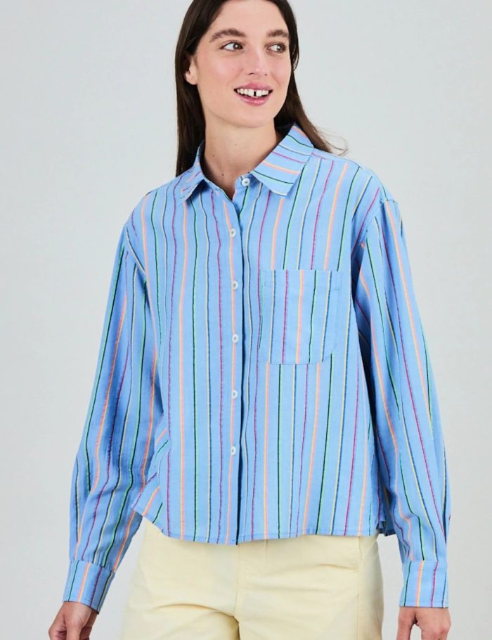Bluse Stripes Boxy Blau Bluse Stripes Boxy Blau