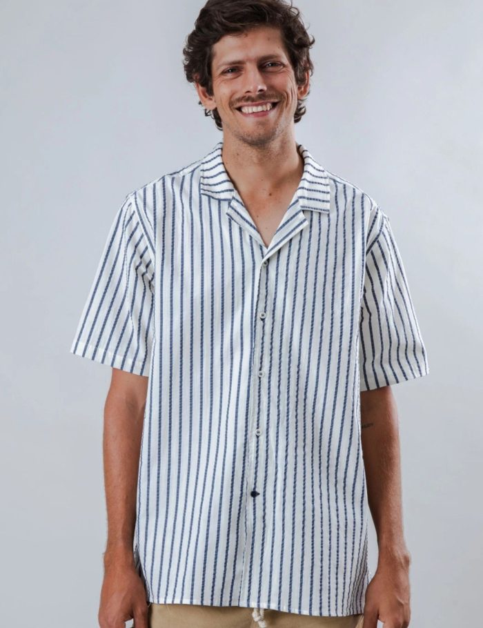 Hemd Sailor Aloha Blau