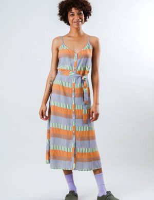 Kleid Mediterranean Strap Orange